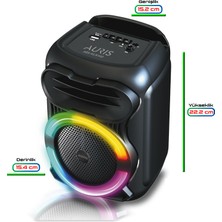 Auris KLN160 15W 4 Inç Rgb Taşınabilir Bluetooth Hoparlör
