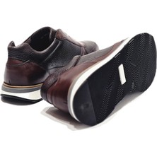 Hakiki Deri El Yapımı Kauçuk Taban Erkek Ayakkabı