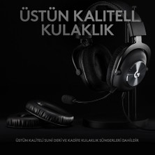 Logitech G Pro X 7.1 Surround Ses Oyuncu Kulaklığı - Siyah