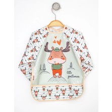 Bebechi 3 Lü Kombin(Zürafa- Aslan- Geyik) Set (Sıvı Geçirmez) Mama Önlüğü