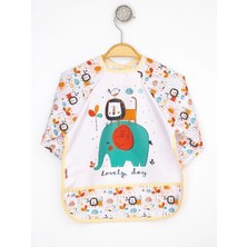Bebechi 3 Lü Kombin(Zürafa- Aslan- Geyik) Set (Sıvı Geçirmez) Mama Önlüğü