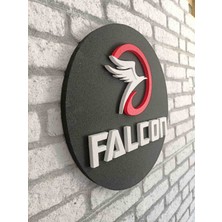 Strafor Falcon Logo | 50X50 Falcon Logosu | Falcon Marka Logosu | 3D Falcon Logo | Strafor Logo