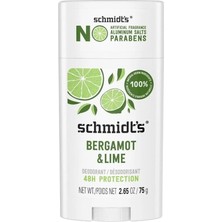 Schmidt's Bergamot&lime Vegan Stik Deodorant 75 gr