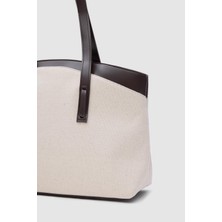 Citta Kanvas Tote Bag Kahverengi