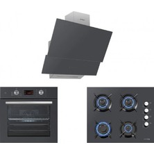 Luxelll B66-SF2 (Ddt) - Ko-40 Tahdf - DA6-835 Antrasit Ankastre Set