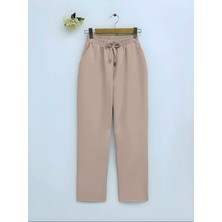 Beli Lastikli Tesettür Pantolon