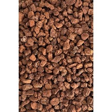 5 litre Kırmızı Pomza Taşı 8-16 mm Cüruf Law rock Volkanik Cürüf Ponza Lav Kırığı