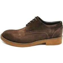 Güvener AU05 Kahve Süet Kışlık Oxford Model