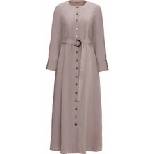 T25Y-8018 Mıssdalıda Beli Kemerli Kap