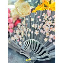 Plastik Desenli Yelpaze