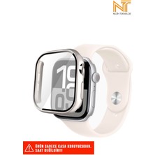 Nezih Case Apple Watch Serisi 10 46MM / Seri 11 46MM Uyumlu Sert Pc Kasa ve Ekran Koruyucu