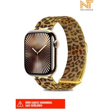 Apple Watch Seri 2/3/4/5/6/7/8/9/10/se/se2 Ultra/ultra 2 44/45/46/49MM Hasır Metal Kordon