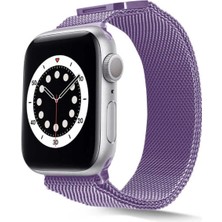 Nezih Case Watch 6/7/8/9/10/se/ultra/ultra2 44/45/49mm / Seri 10 46 / Seri 11 46mm Uyumlu Hasır Metal Kordon