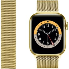 Nezih Case Watch 6/7/8/9/10/se/ultra/ultra2 44/45/49mm / Seri 10 46 / Seri 11 46mm Uyumlu Hasır Metal Kordon