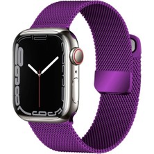 Nezih Case Watch 6/7/8/9/10/se/ultra/ultra2 44/45/49mm / Seri 10 46 / Seri 11 46mm Uyumlu Hasır Metal Kordon