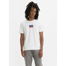 Bisiklet Yaka Regular Fit Beyaz Erkek %100 Pamuk T-shirt A2823-0189