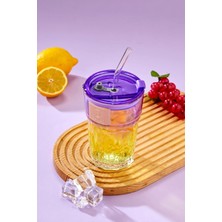 Ny Home Ayıcık Logolu , Cam Pipetli, Sızdırmaz Kapaklı - Mor - Tekli