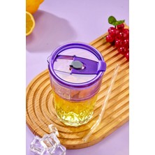 Ny Home Ayıcık Logolu , Cam Pipetli, Sızdırmaz Kapaklı - Mor - Tekli