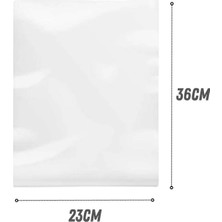 Eliz Party Naylon Torba 23X36CM Şeffaf Şeker Bakliyat Bakkaliye Torbası Dolap Poşeti Kalın 100 Adet
