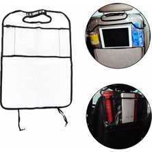 Araba Koltuk Arkası Şeffaf Koruyucu Kılıf Tablet Organizer