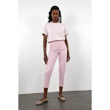 Pembe Önü Flatolu Pantolon 5113