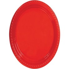 Seçeceğiniz Renkte 23 cm 25'li Plastik Tabak Kullan At Tabak