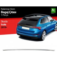 paspasgarajı Paspasgaraji Skoda Scala Krom Bagaj Çıtası 2019-2023