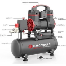 8 Litre Sessiz Yağsız Hava Kompresörü 1.2 Hp