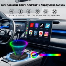 Carlinkit Tbox Max Ambient 13.0 8GB/128GB Kablosuz Carplay Youtube/netflix/tiktok/google Play Destekli