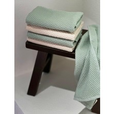 Plumehome 4'lü El Havlu Seti - 30X50 cm | Çeyizlik, Misafir, Mutfak, Banyo Için Hediye Havlu