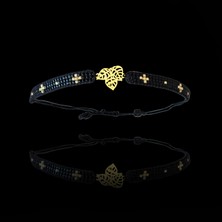 Tabitela Altın Bileklik Model 9 Sonbahar Yaprakları   G9B1325 0.5 gr