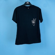 Tmb Peace Oversize Tişört Siyah