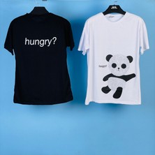 Tmb Hungry Panda Oversize Tşört Beyaz