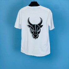 Tmb Bulls Oversize Tişört Beyaz