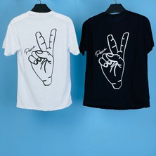 Tmb Peace Oversize Tişört Siyah