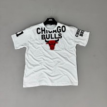 Tmb Chicago Oversize Tişört Beyaz