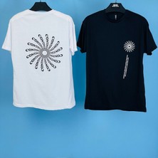 Countinuou Oversize Tişört Beyaz