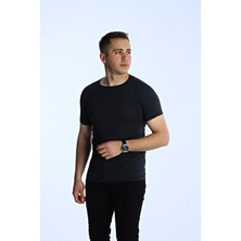 EG38 Eko Slimfit Basic Tişört Füme