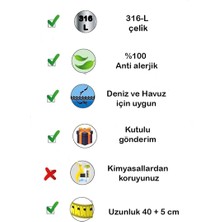 Kuşkaya Ticaret Papatya Kolye | 316l Çelik - Kararmaz | Hediye Kadın