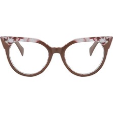 Toz Vintage Kahverengi Zafina Mavi Işık Korumalı Vintage & Retro Gözlük