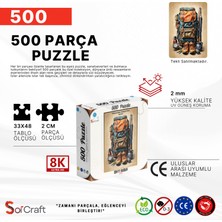 Soi Craft 500 Parça Puzzle Zirveye Yolculuk Kamp