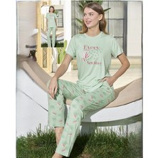 250065 Viskon Kısa Kol Pijama Takımı