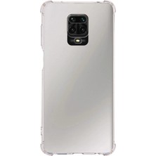 Caseart Xiaomi Redmi Note 9s ile Uyumlu Kapak Köşe Korumalı Airbag Antishock Şeffaf Silikon Kılıf