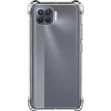 Caseart Oppo A73 ile Uyumlu Kapak Köşe Korumalı Airbag Antishock Şeffaf Silikon Kılıf