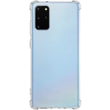 Caseart Samsung Galaxy S20 Plus ile Uyumlu Kapak Köşe Korumalı Airbag Antishock Şeffaf Silikon Kılıf