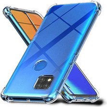 Caseart Xiaomi Redmi 9c ile Uyumlu Kapak Köşe Korumalı Airbag Antishock Şeffaf Silikon Kılıf