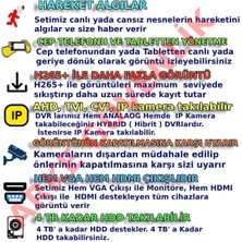 Byxmgr504set4 4'lü 5mp Akıllı Kamera Sistemi - Gece Renkli Aı