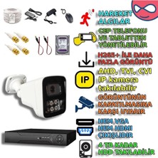 BEYXM2406SET1 - 1 Kameralı 5MP Renkli Gece Görüşlü Akıllı Güvenlik Sistemi