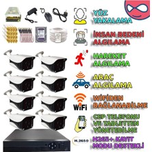 Btxm336set8 - 8 Kameralı Gelişmiş Metal Güvenlik Kamera Sistemi
