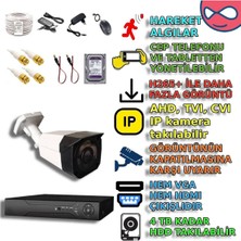 BYXM406SET1 - 1 Kameralı 5MP Ekonomik Güvenlik Seti - 6 Süper KING LED